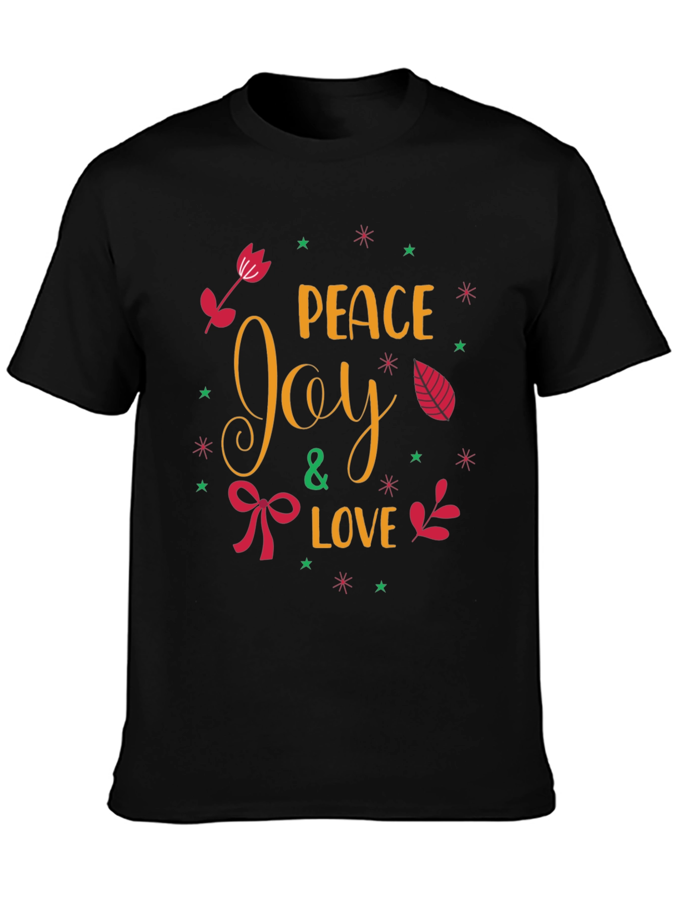 Peace Joy & Love Holiday T-Shirt