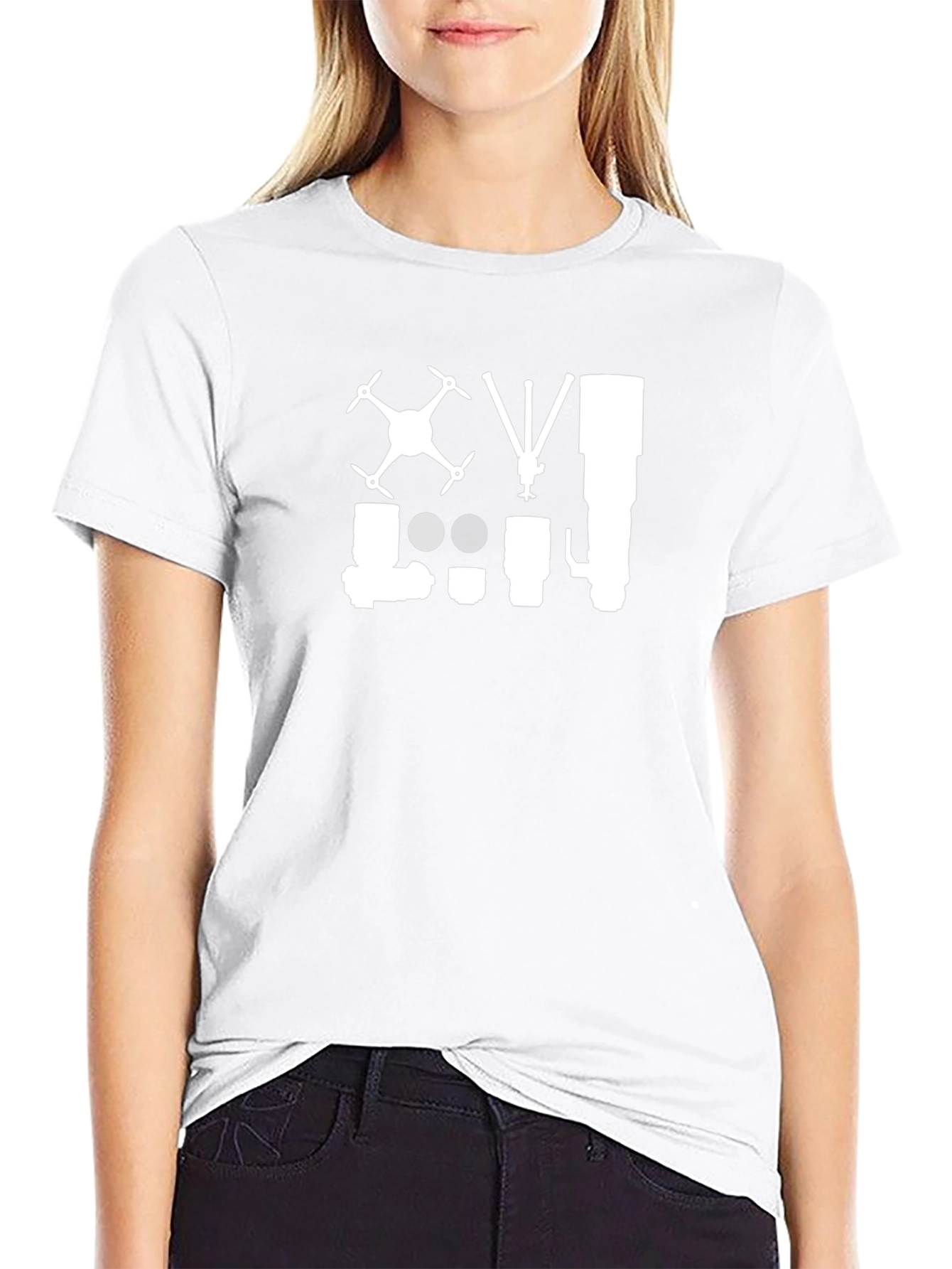 Photography Equipment Black T-Shirt
