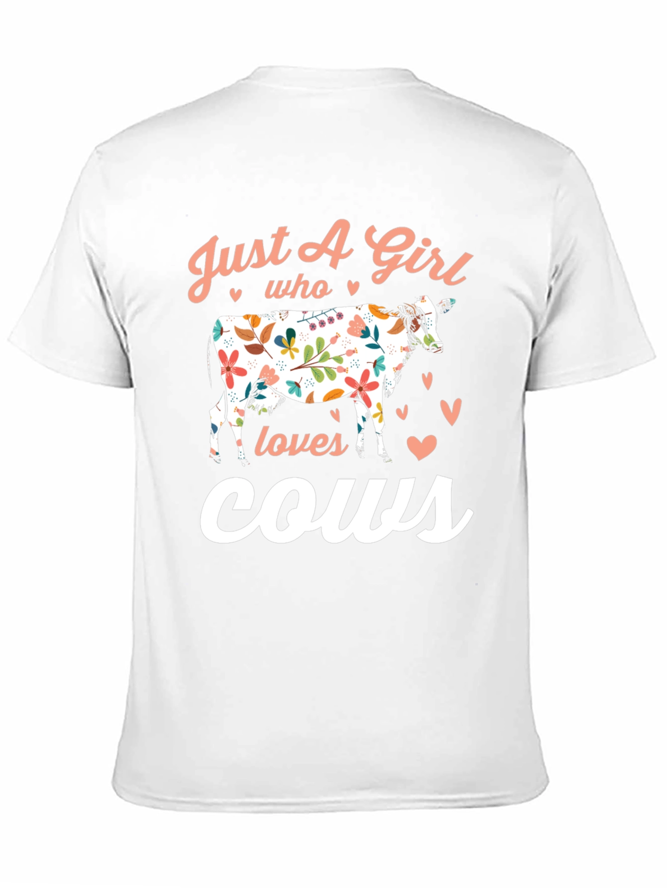 Just A Girl Who Loves Cows Graphic Tee