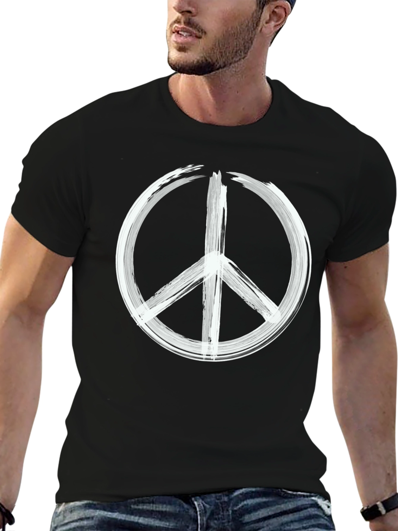 Peace Sign T-Shirt - Bold Graphic Tee