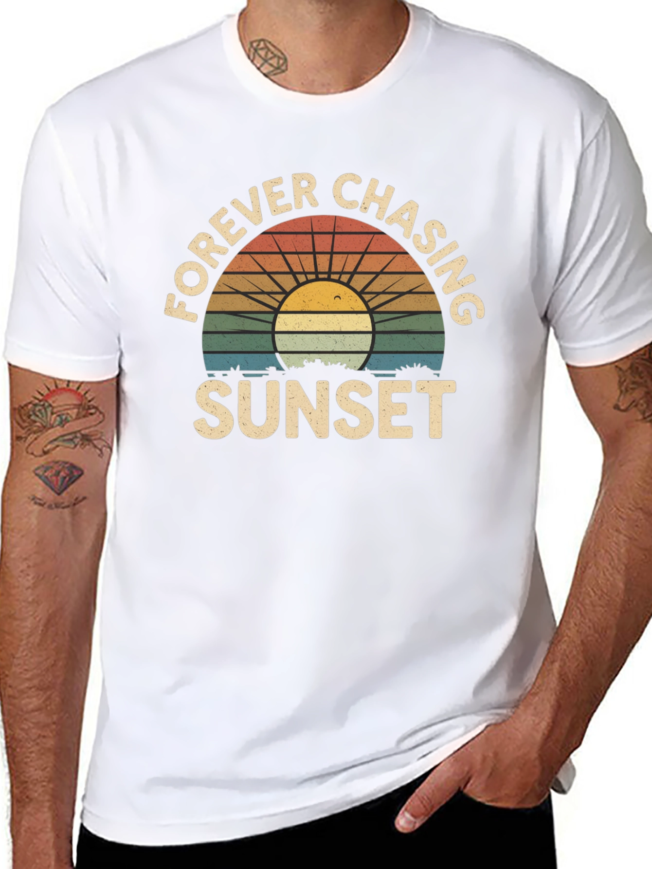 Forever Chasing Sunset Graphic T-Shirt