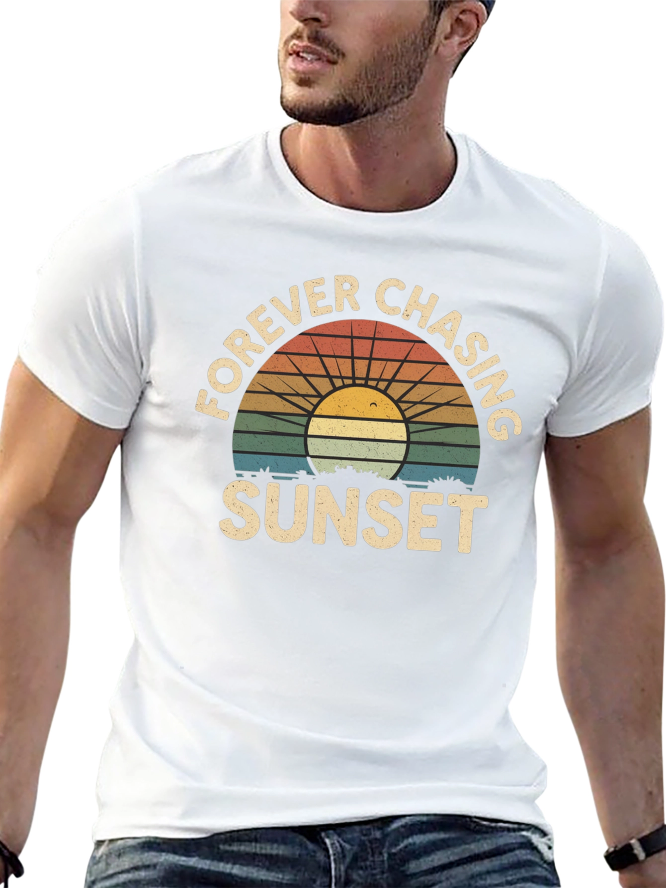Forever Chasing Sunset Graphic T-Shirt