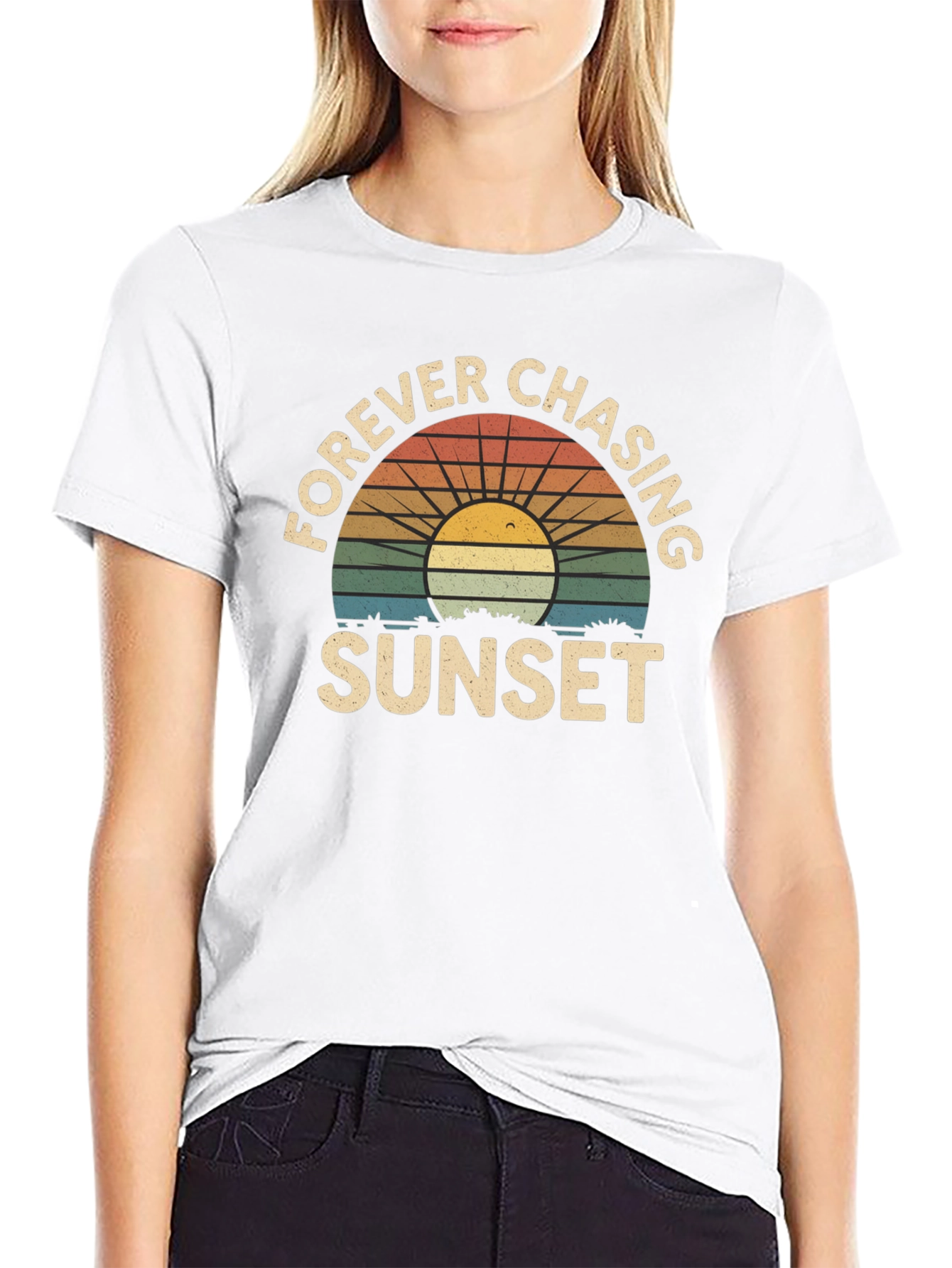 Forever Chasing Sunset Graphic T-Shirt