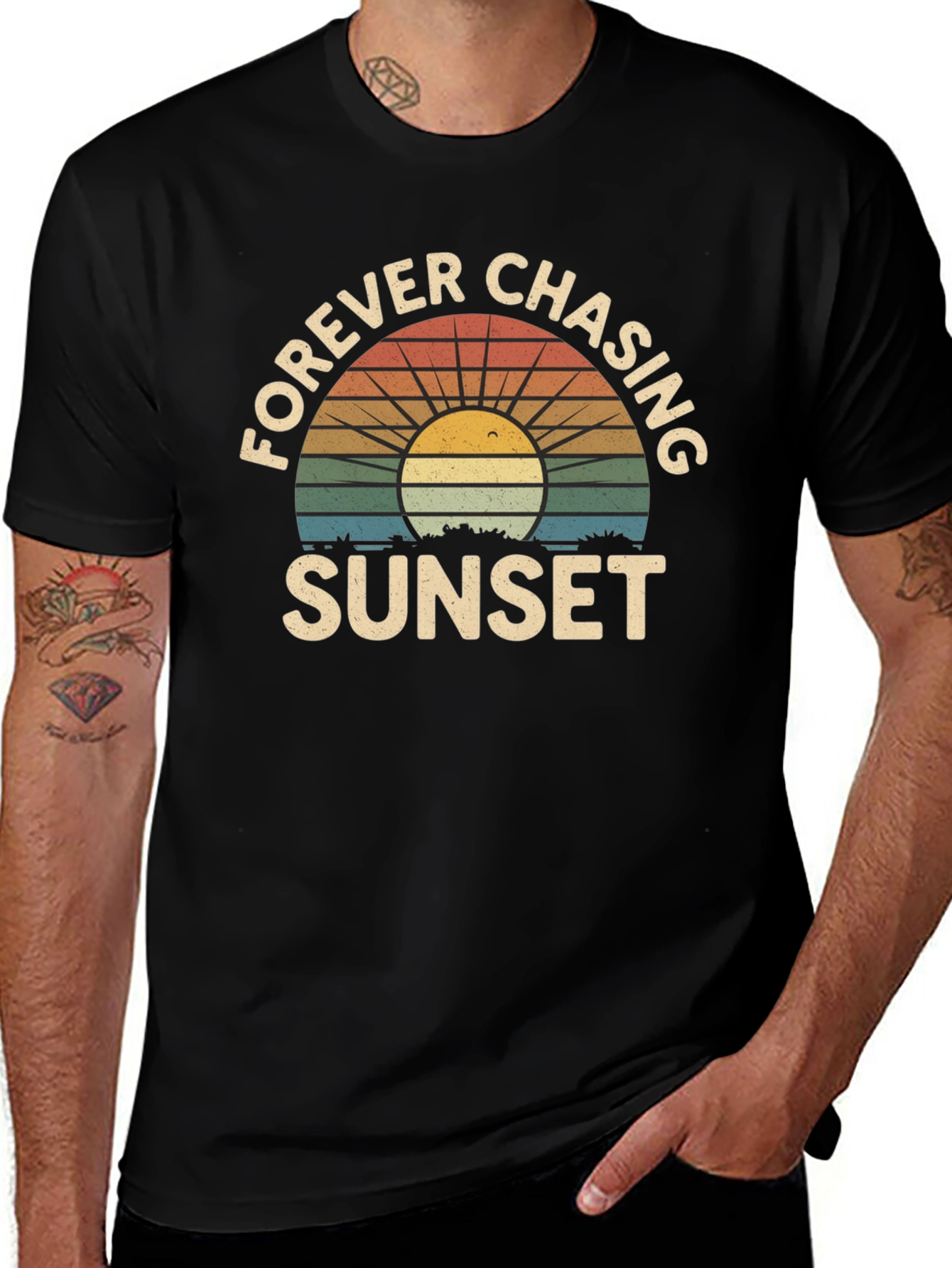 Forever Chasing Sunset Graphic T-Shirt