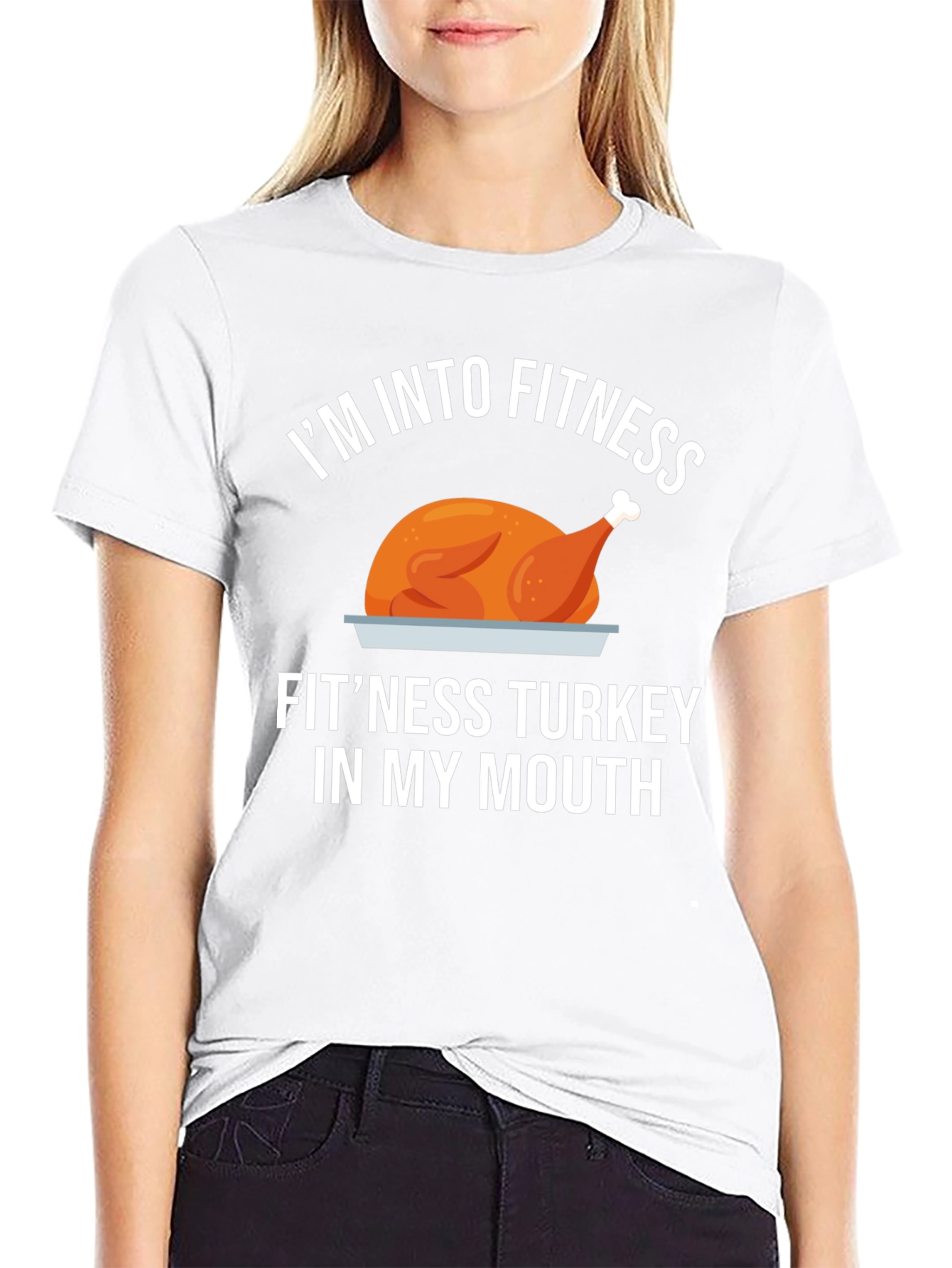 Fitness Turkey T-Shirt: Funny Thanksgiving Workout Tee