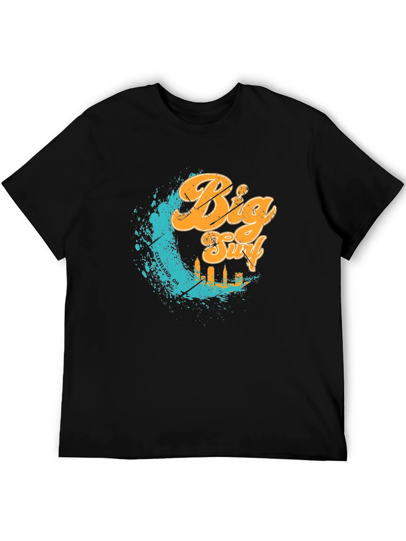 Big Surf Cleveland OH T-Shirt - Black Graphic Tee