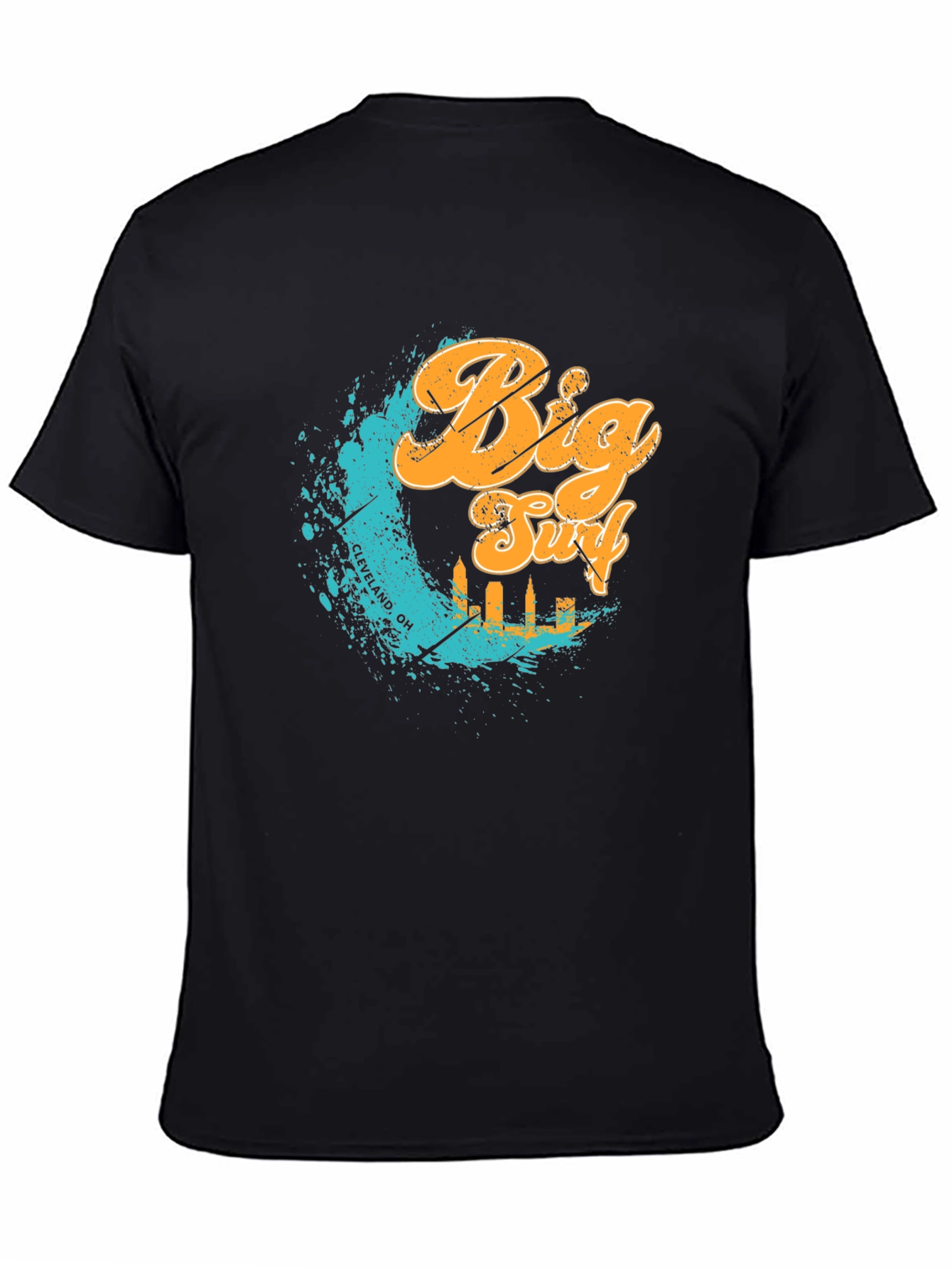 Big Surf Cleveland OH T-Shirt - Black Graphic Tee