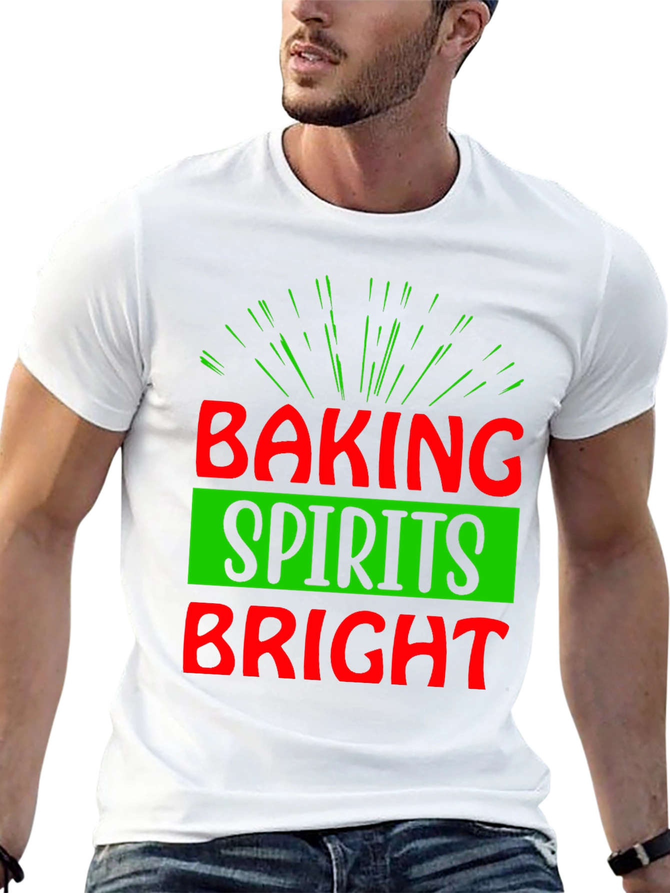 Baking Spirits Bright Holiday Tee