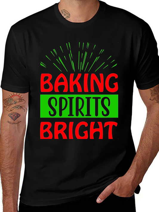 Baking Spirits Bright Holiday Tee