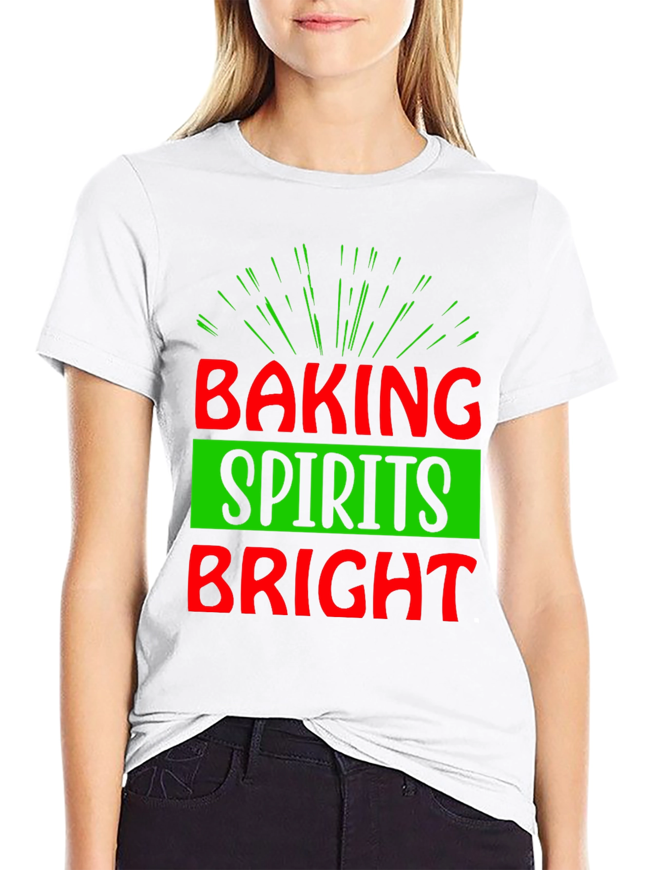 Baking Spirits Bright Holiday Tee