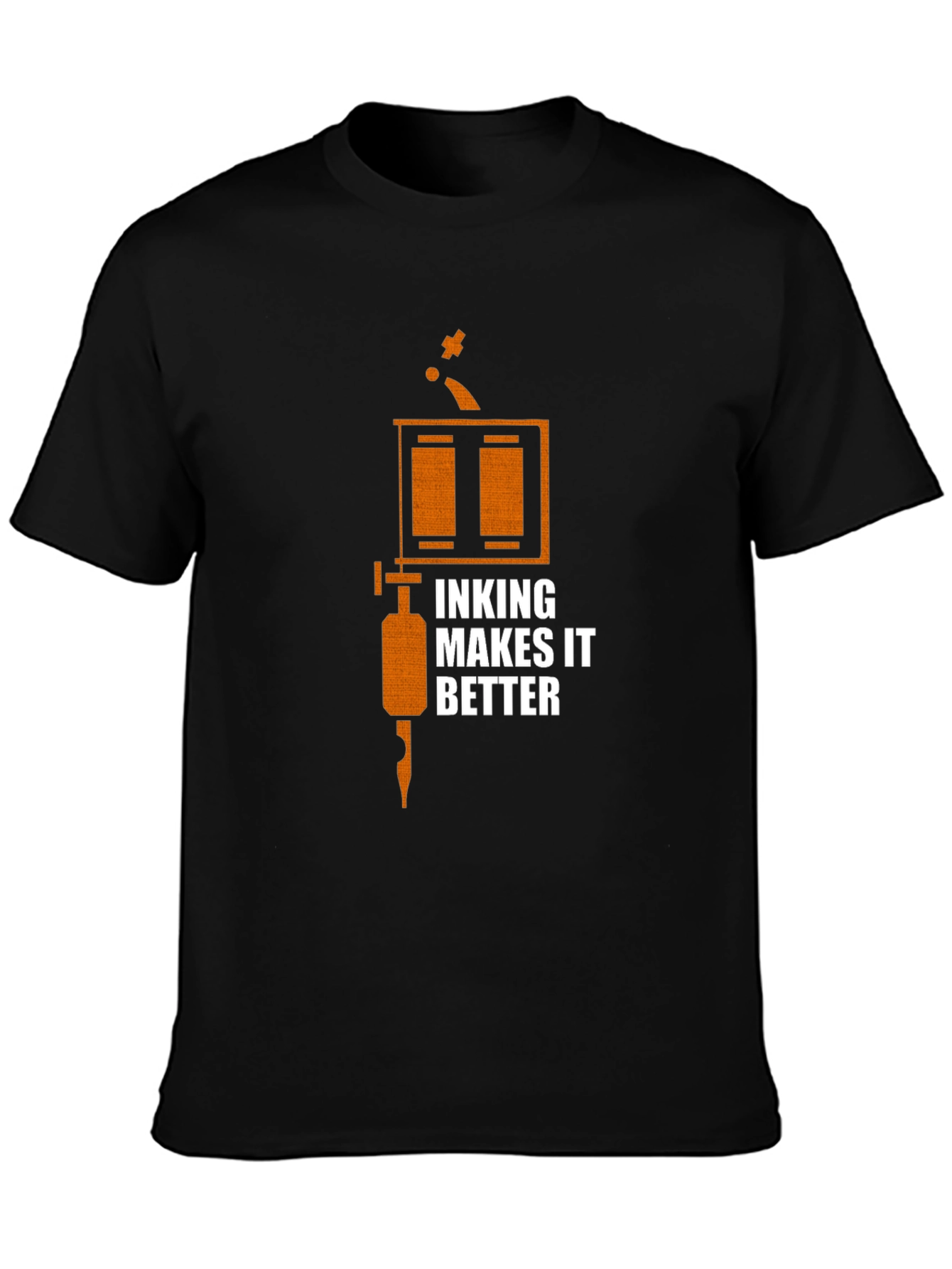 Inking Makes It Better Black Graphic Tee