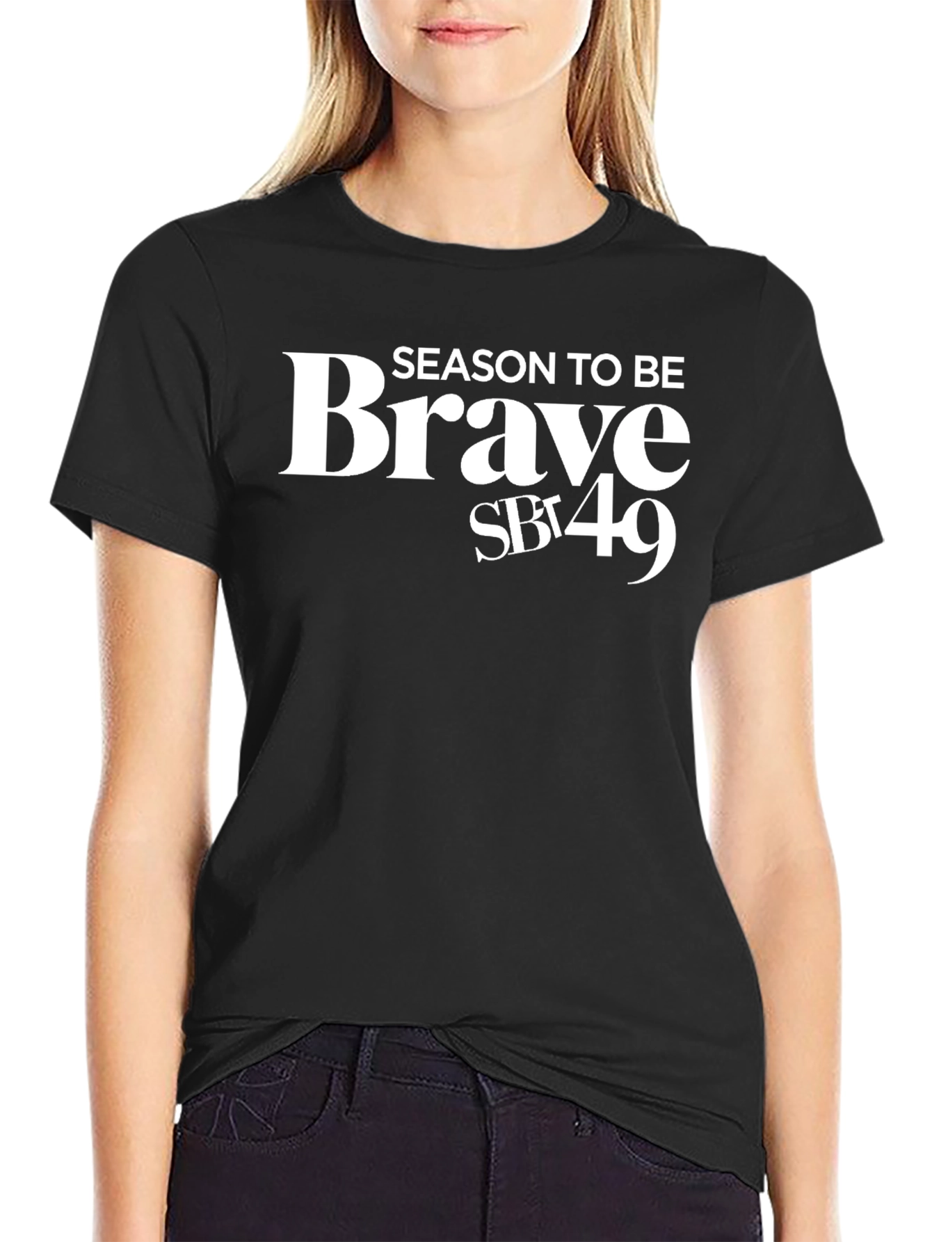 Brave SB 49 Black Graphic Tee