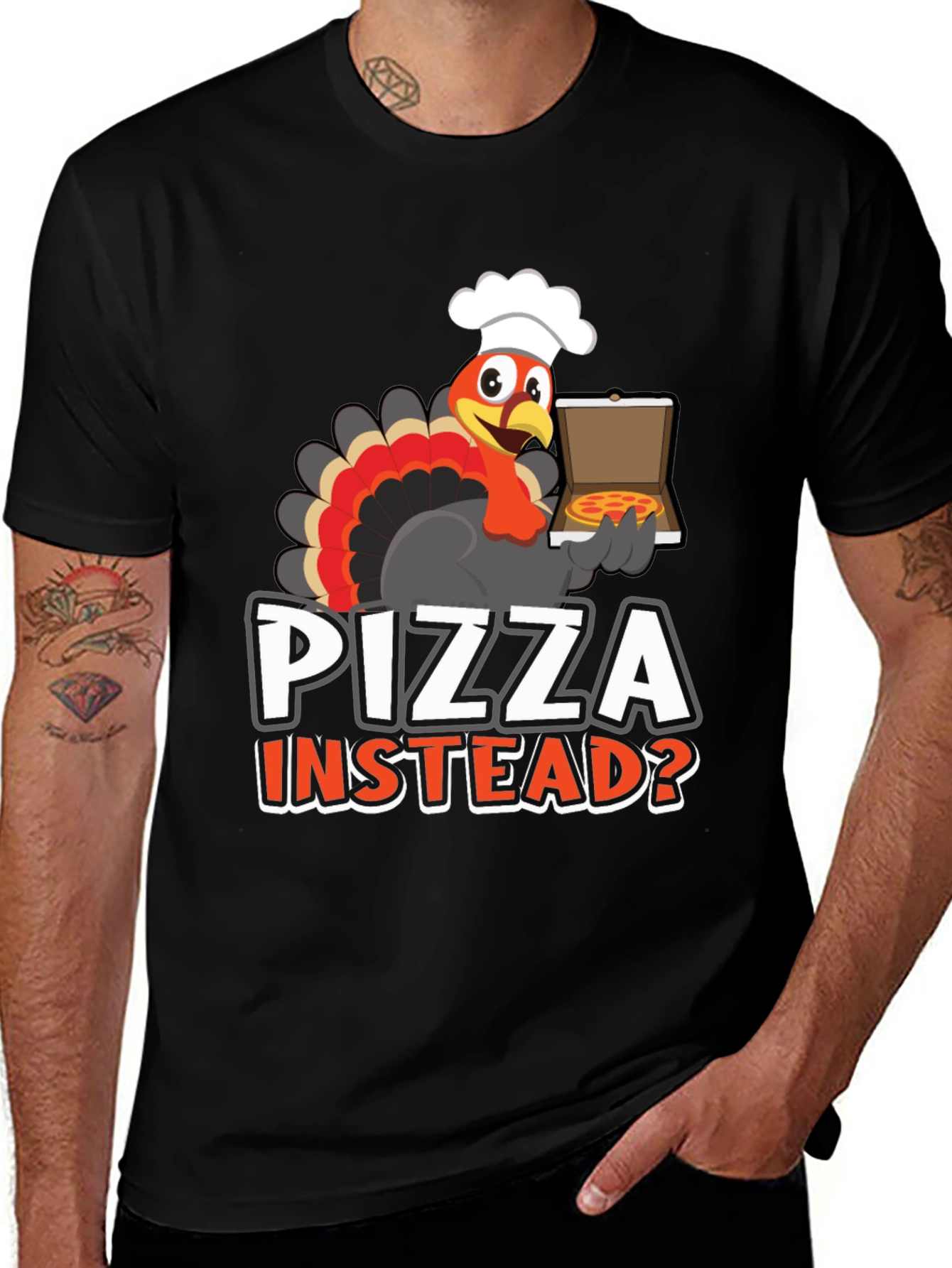 Pizza Instead? Turkey Graphic Tee