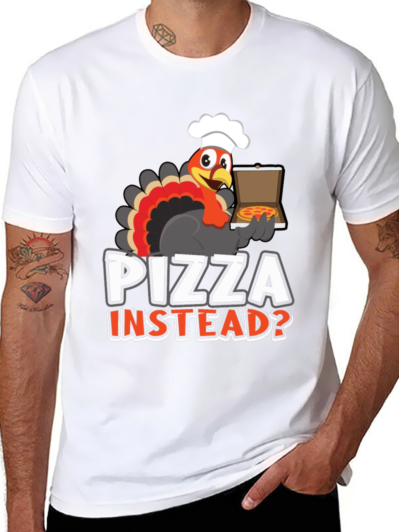Pizza Instead? Turkey Graphic Tee