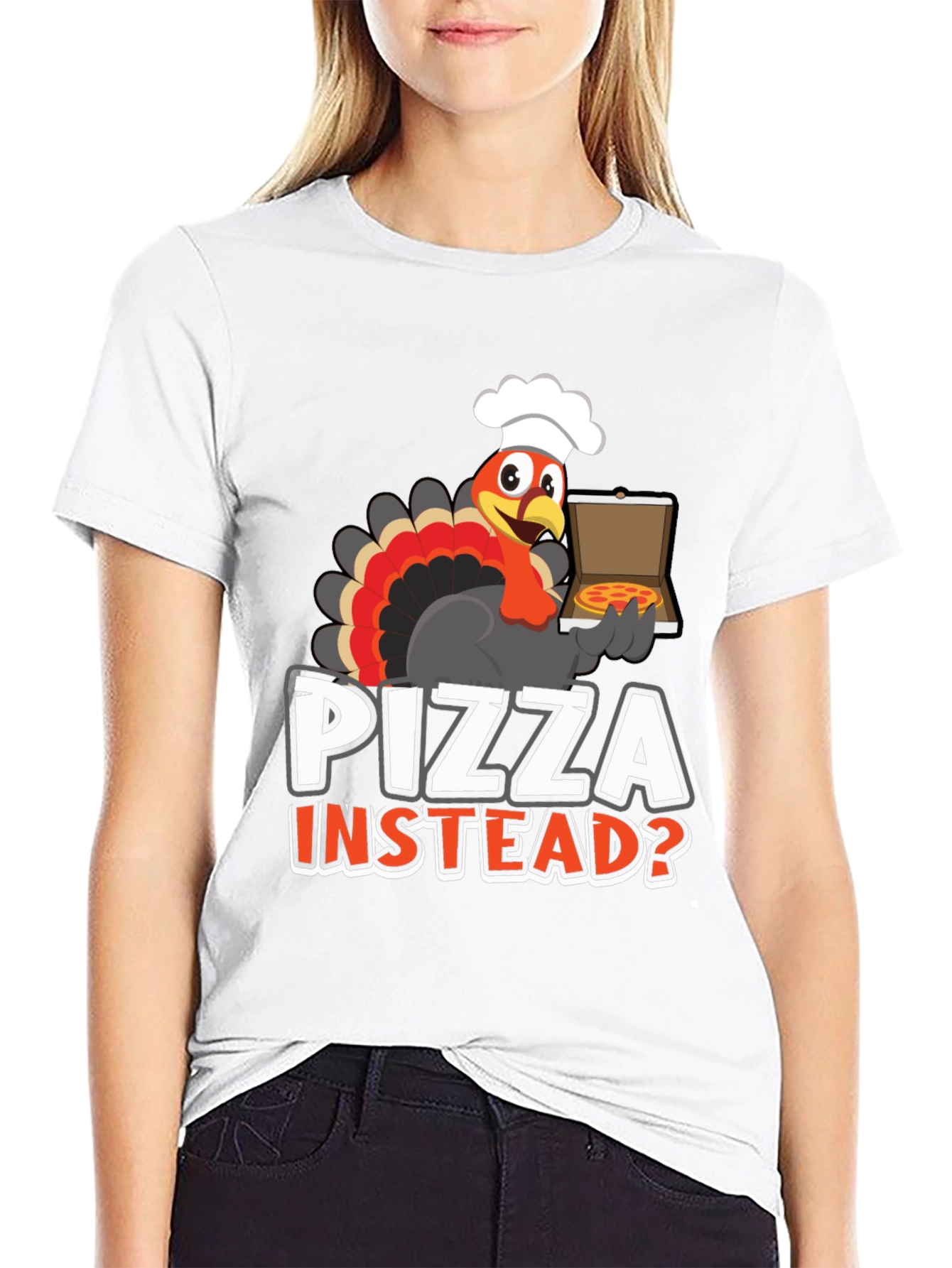 Pizza Instead? Turkey Graphic Tee