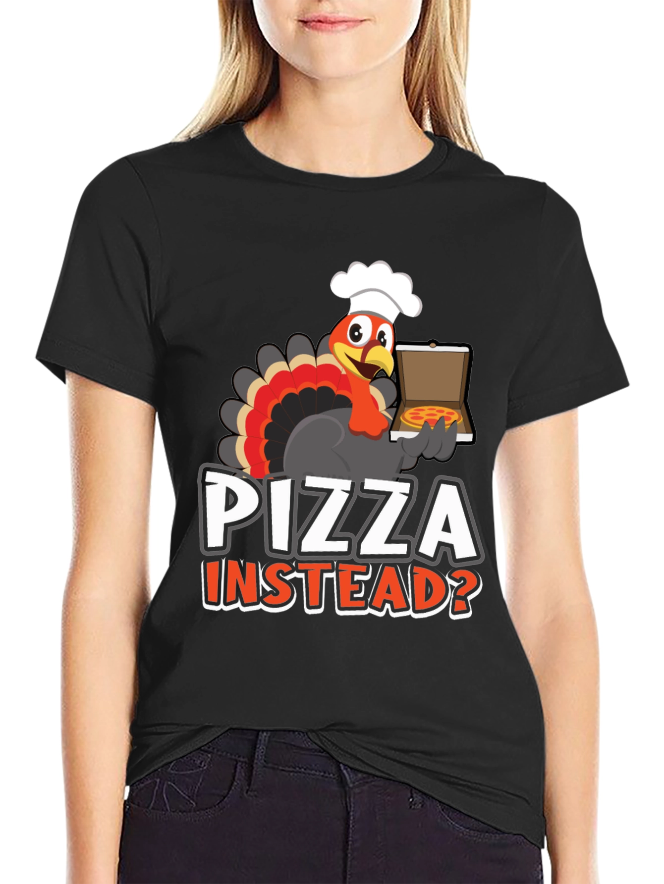 Pizza Instead? Turkey Graphic Tee