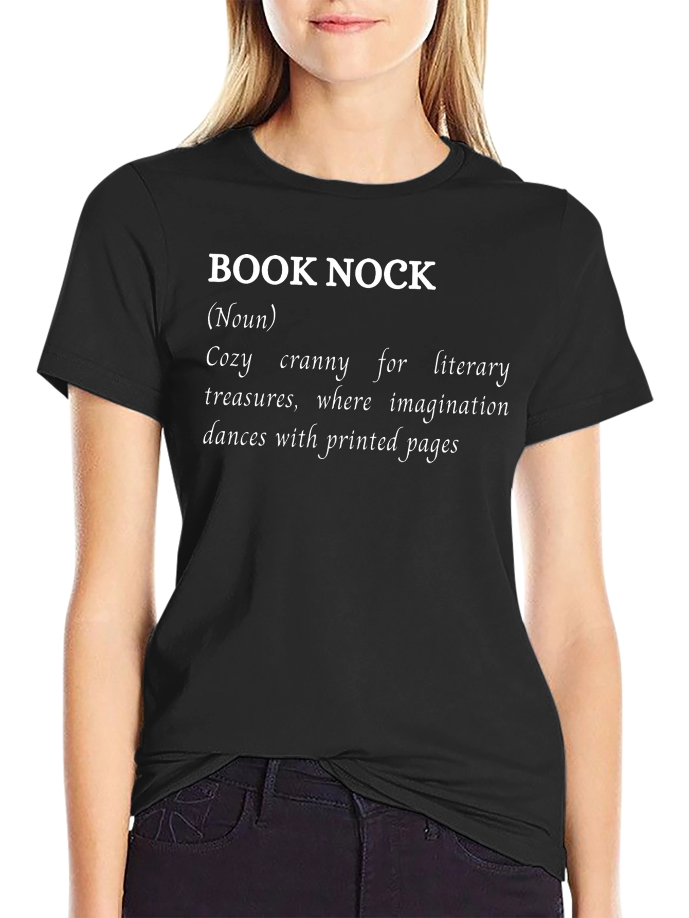 Book Nook Definition T-Shirt - Literary Cozy Cranny