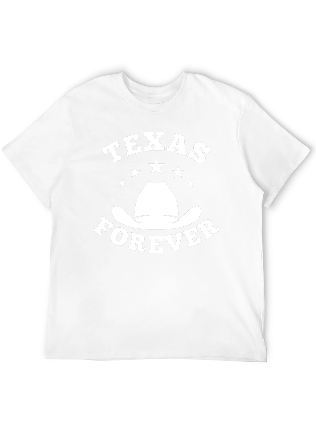 Texas Forever Cowboy Hat Graphic T-Shirt