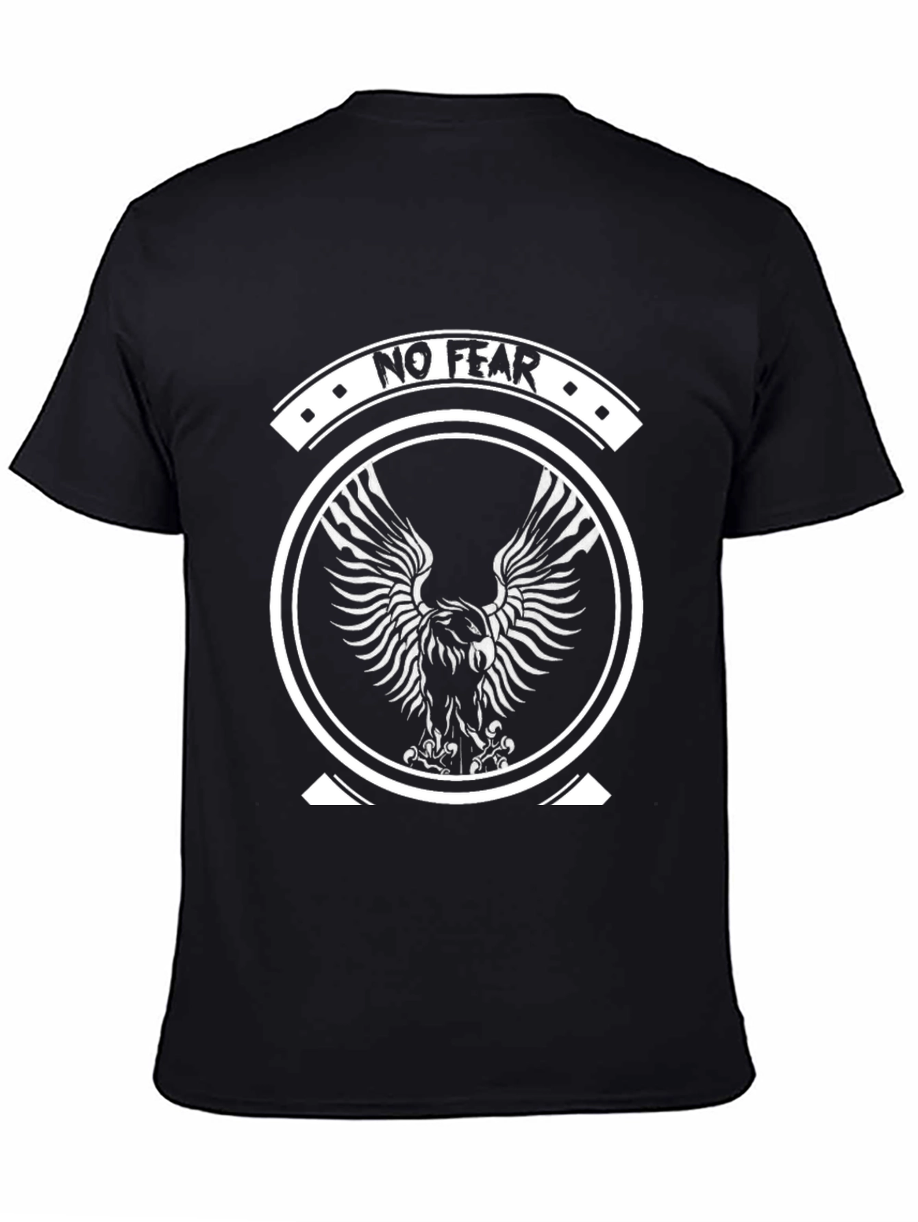 No Fear Eagle Graphic Black T-Shirt