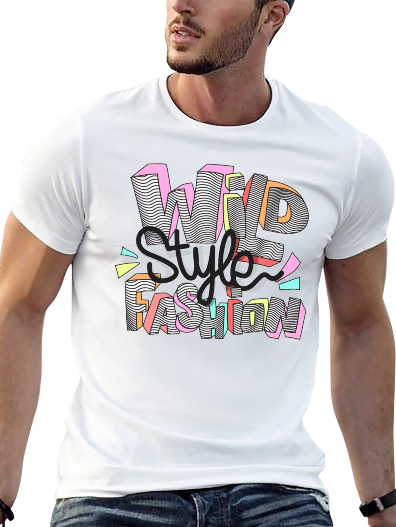 Wild Style Fashion Graphic T-Shirt