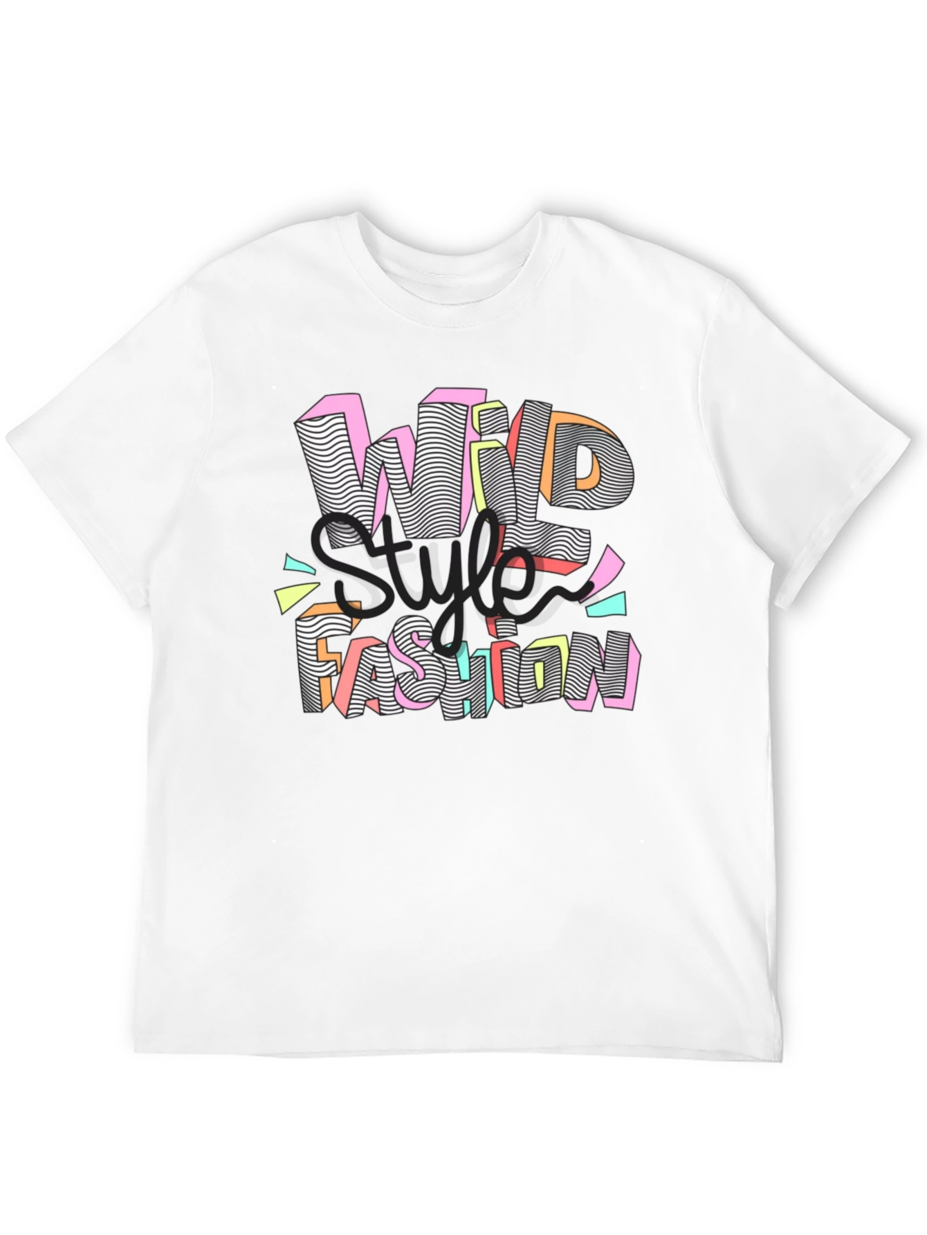 Wild Style Fashion Graphic T-Shirt