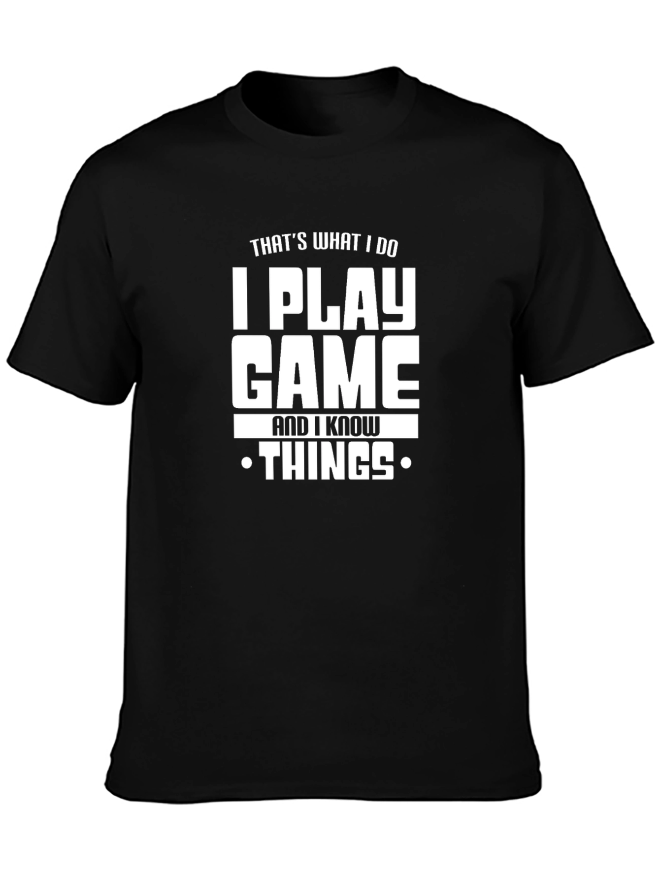 I Play Game and I Know Things T-Shirt