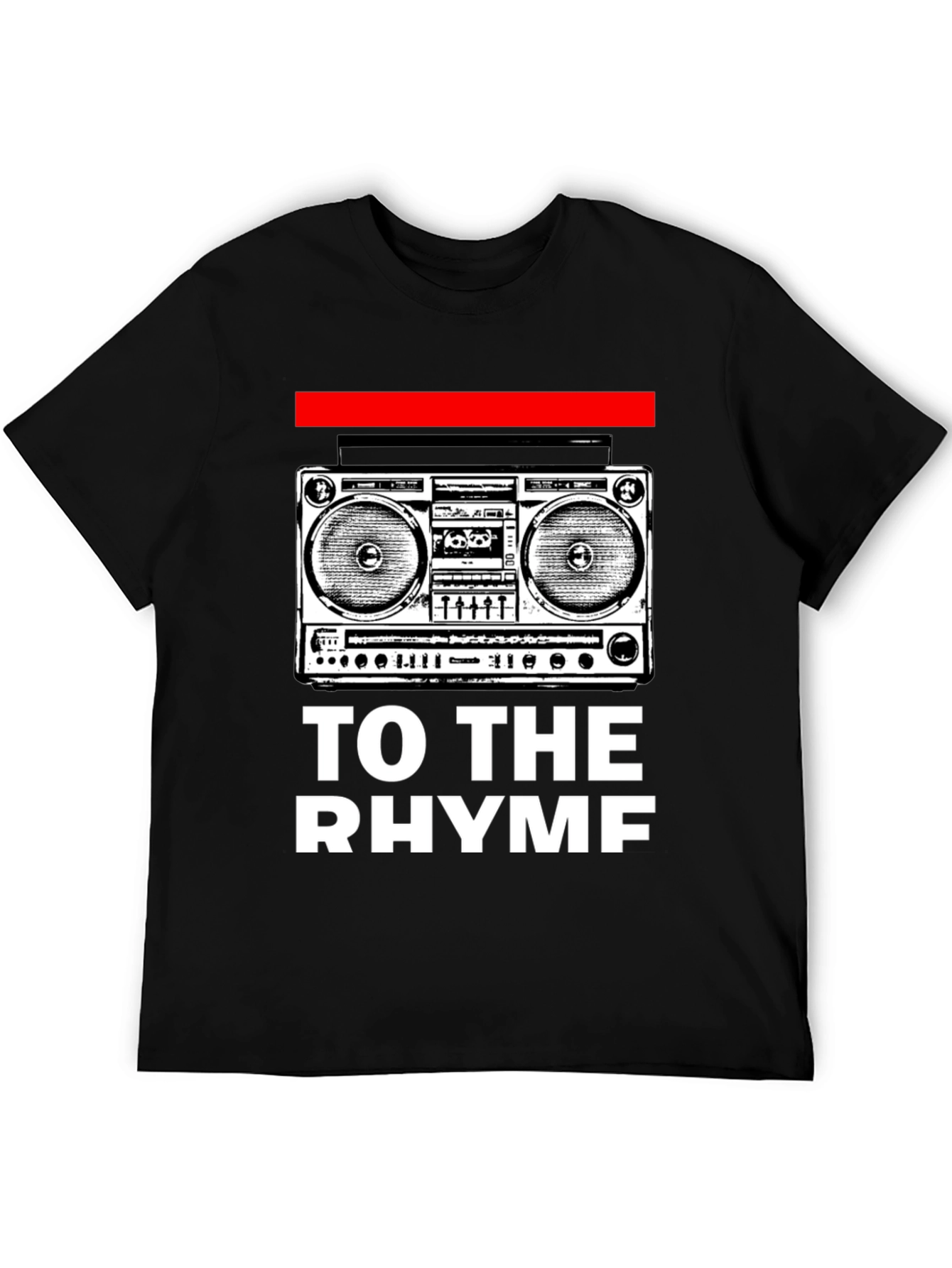 Retro Boombox Rhyme T-Shirt