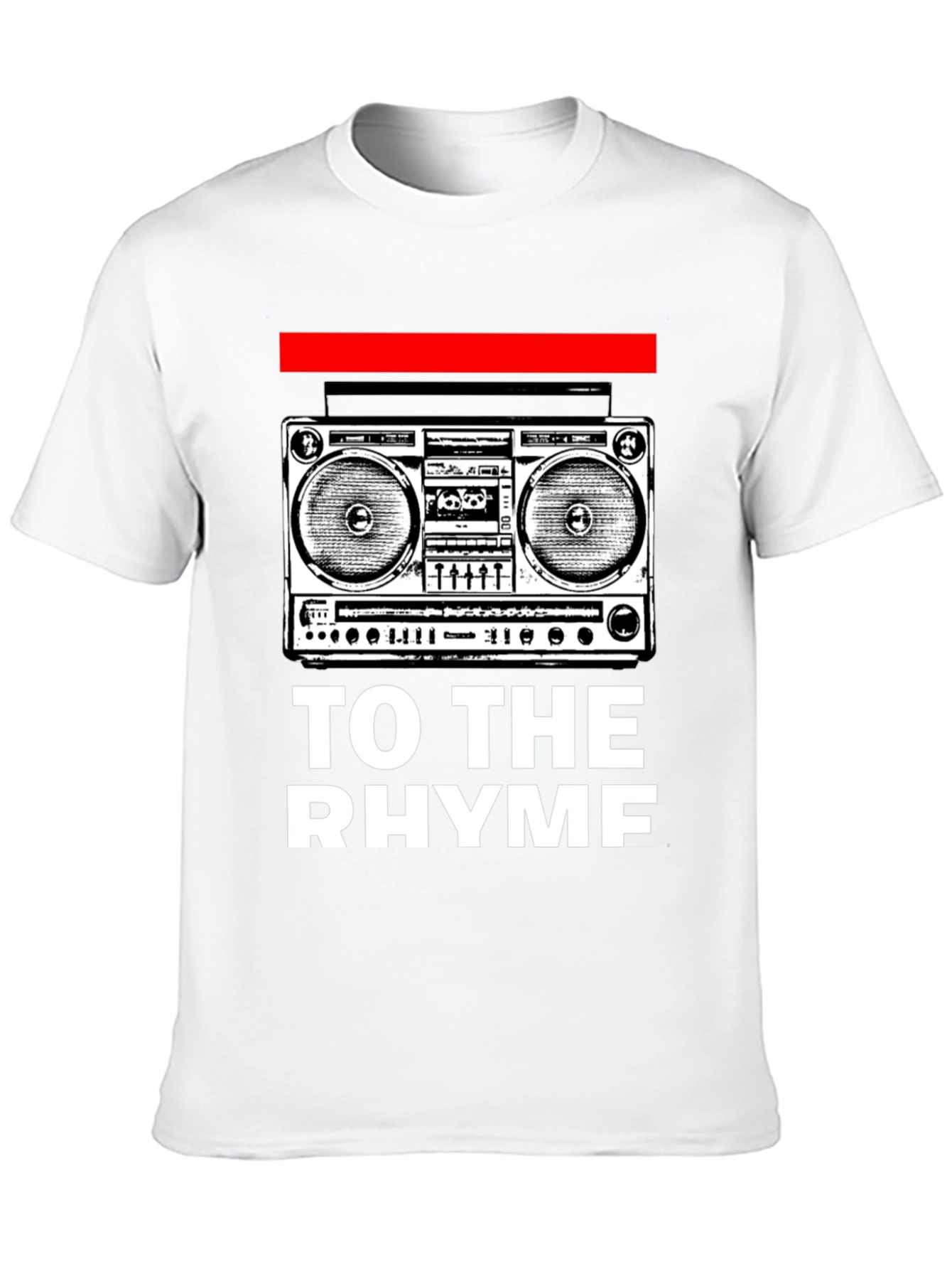 Retro Boombox Rhyme T-Shirt