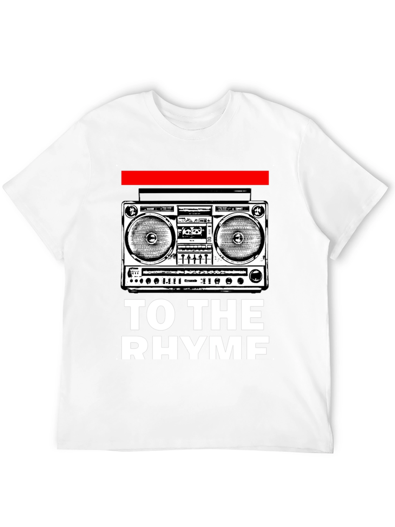 Retro Boombox Rhyme T-Shirt