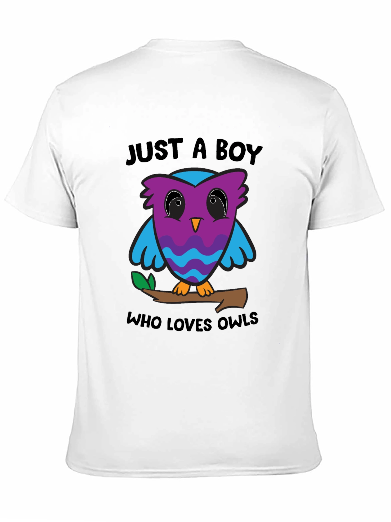 Just A Boy Who Loves Owls Graphic T-Shirt