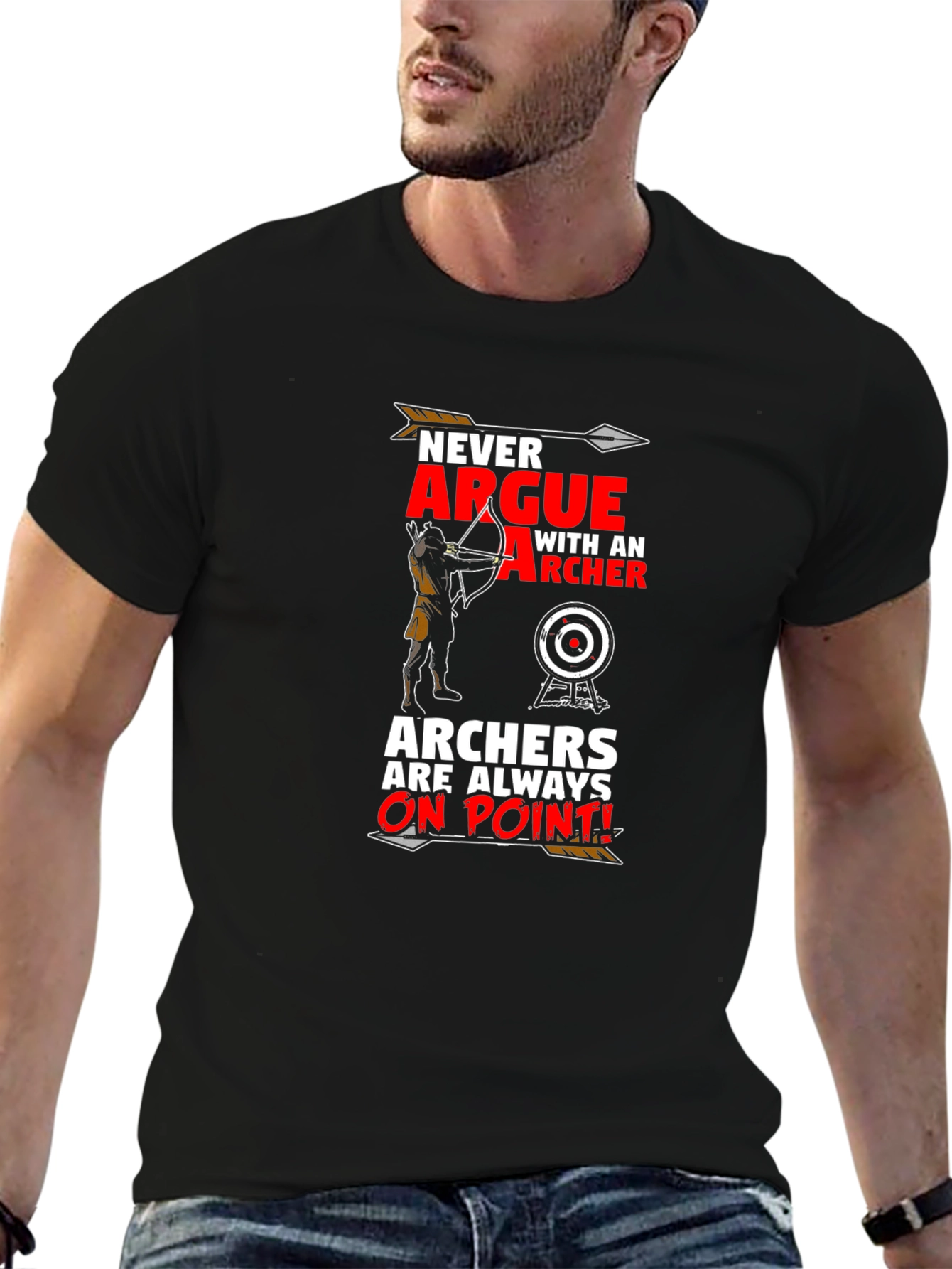 Archers Always On Point T-Shirt - Black