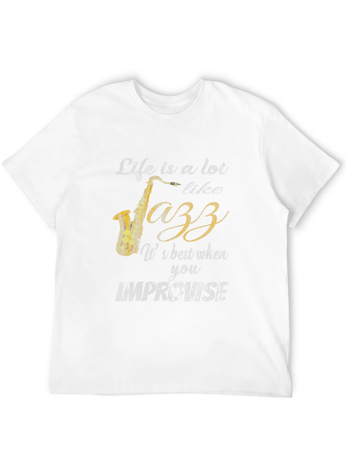 Life is Jazz Improvisation Graphic T-Shirt