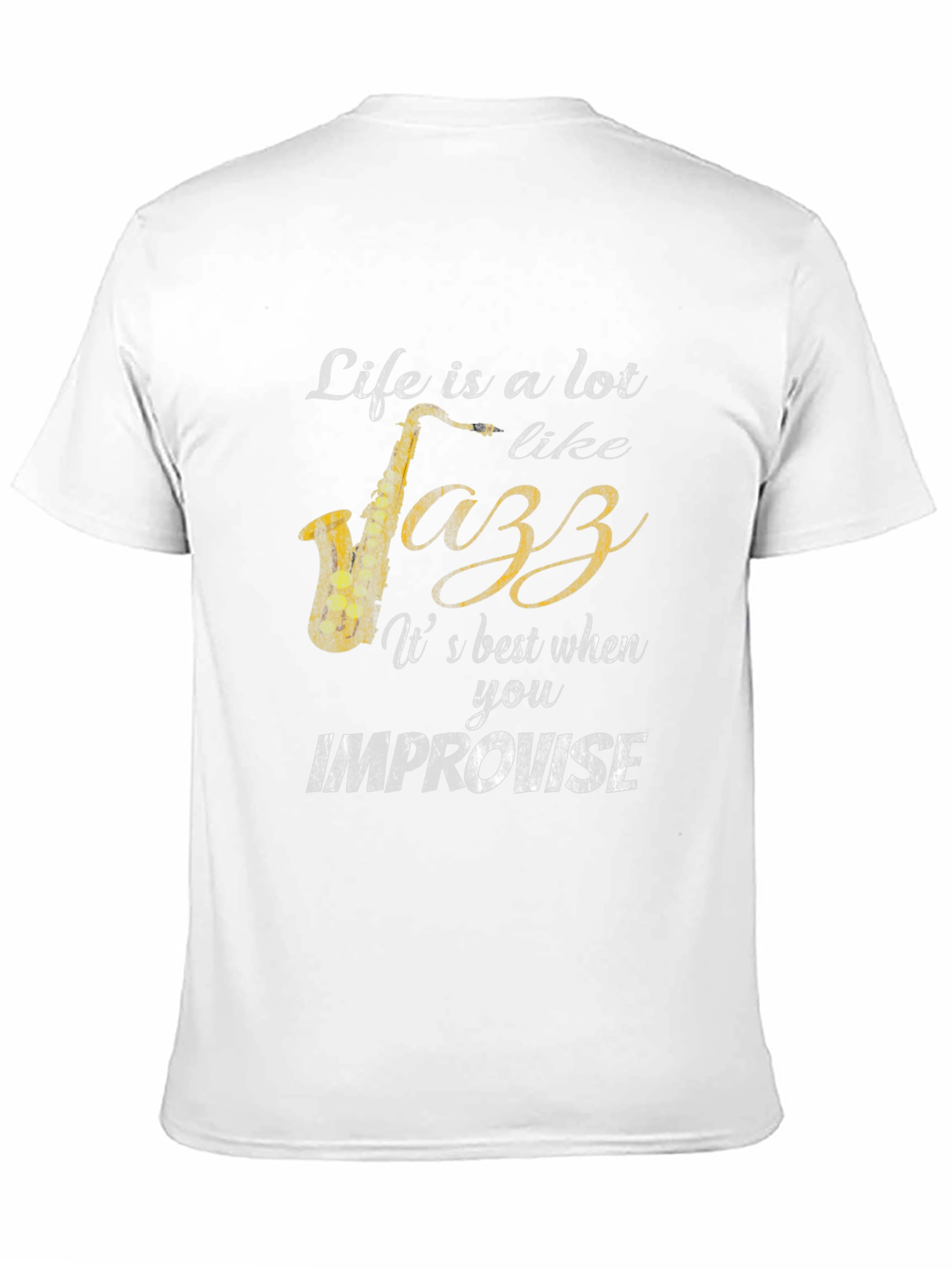 Life is Jazz Improvisation Graphic T-Shirt