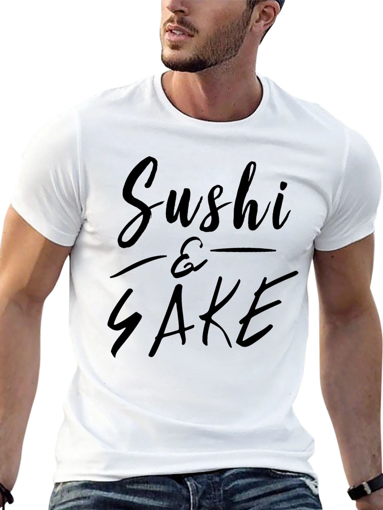 Sushi & Sake Graphic T-Shirt