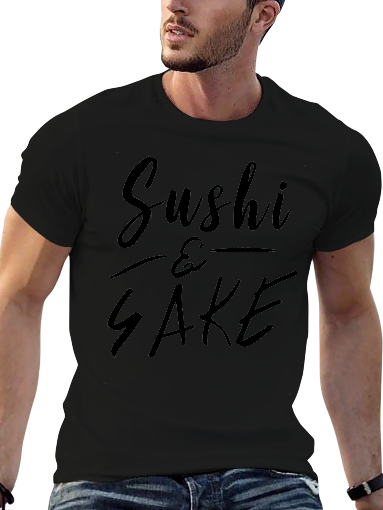 Sushi & Sake Graphic T-Shirt