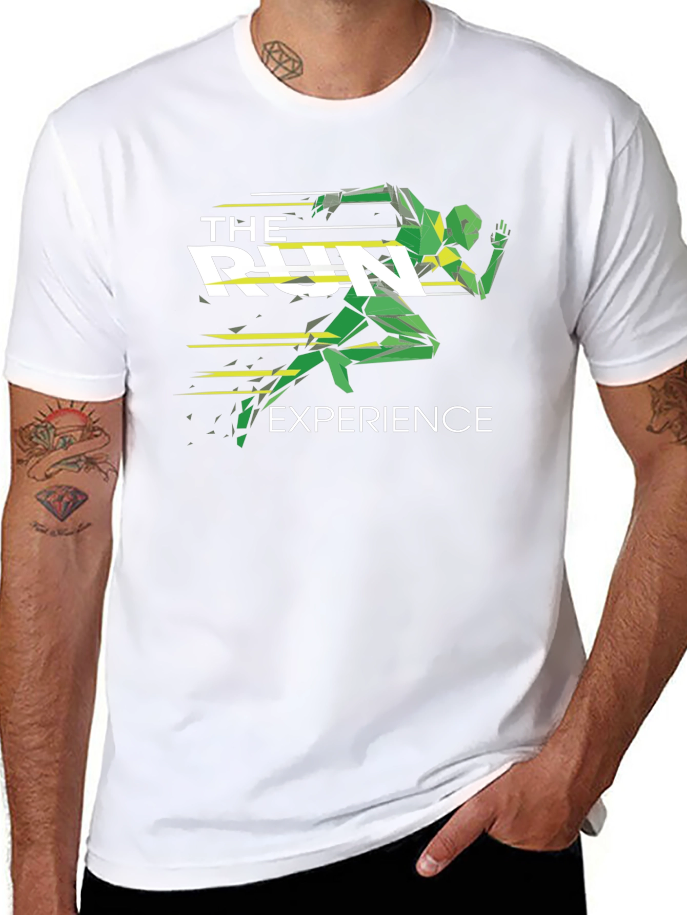 The Run Experience Graphic Tee - Black
