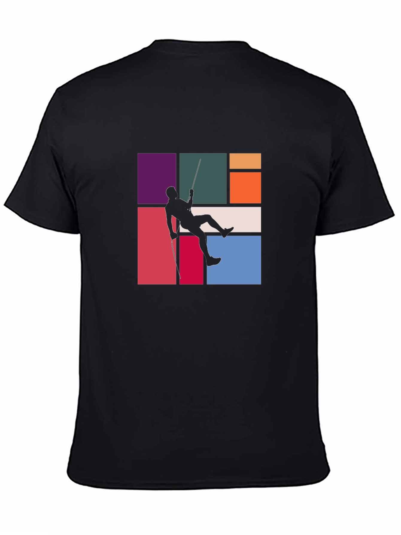 Climber Graphic Tee - Stylish Black T-Shirt