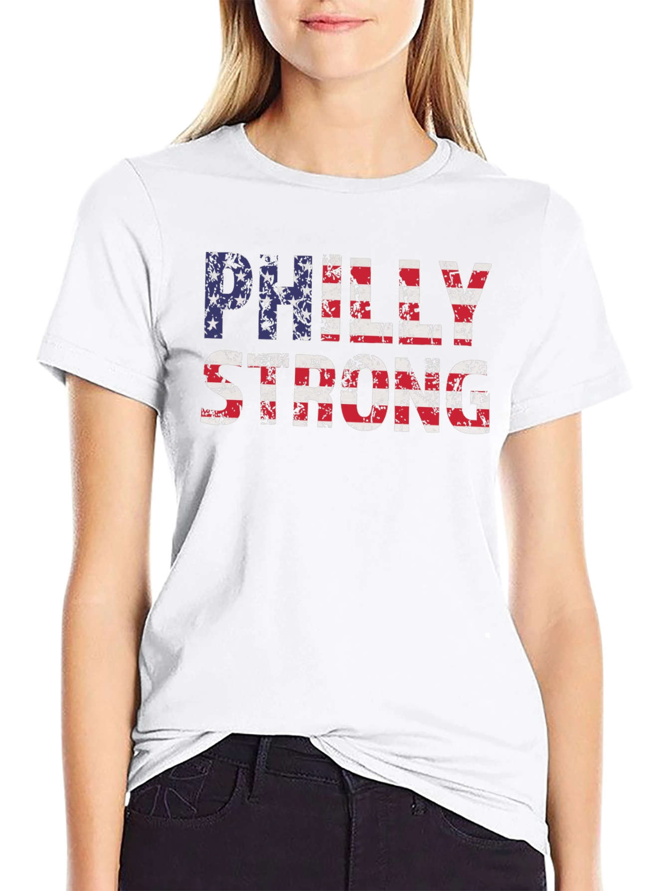 Philly Strong American Flag T-Shirt