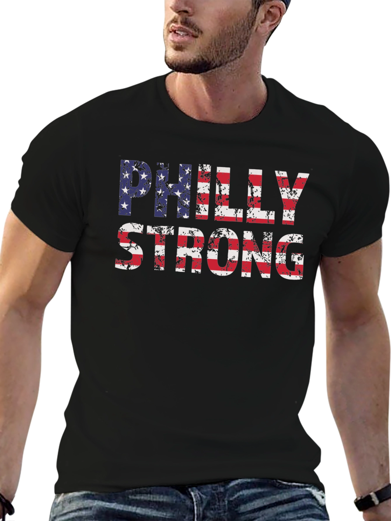 Philly Strong American Flag T-Shirt
