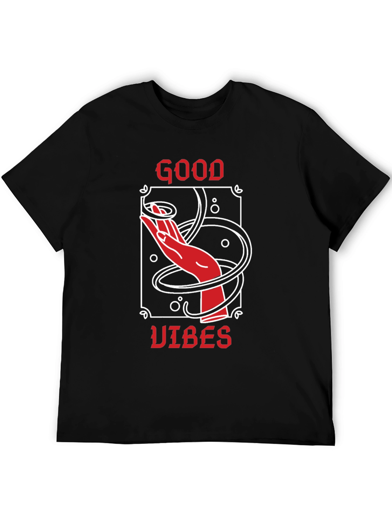 Good Vibes Graphic Tee - Black
