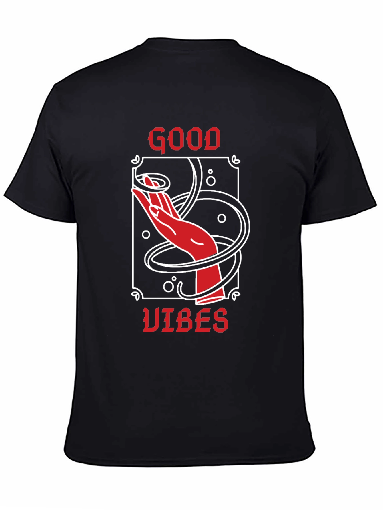 Good Vibes Graphic Tee - Black