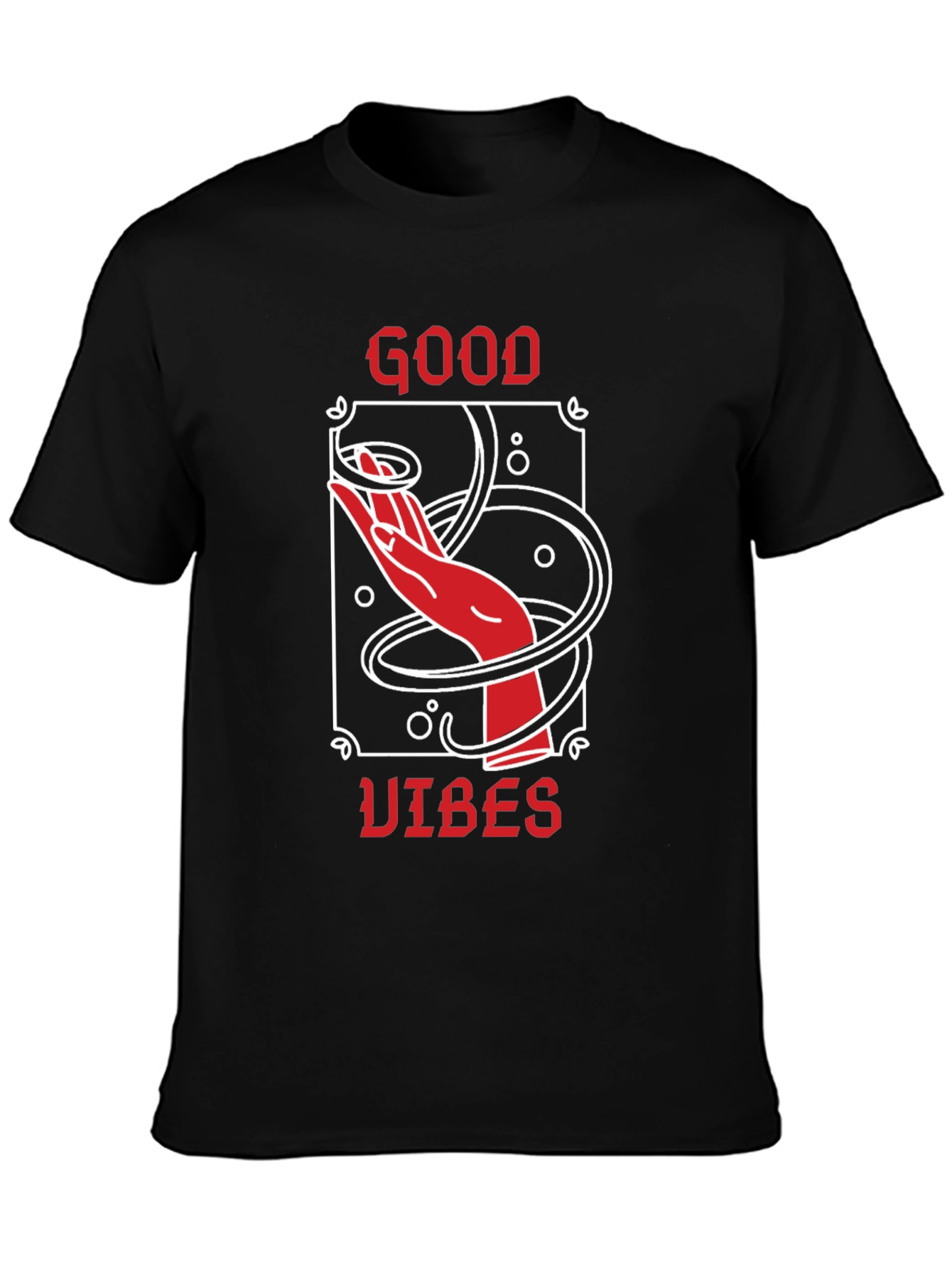 Good Vibes Graphic Tee - Black