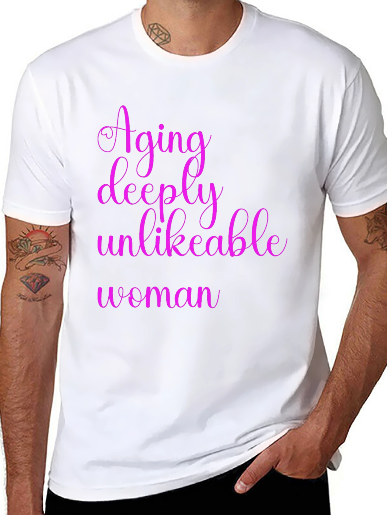 Aging Deeply Unlikeable Woman Graphic Tee
