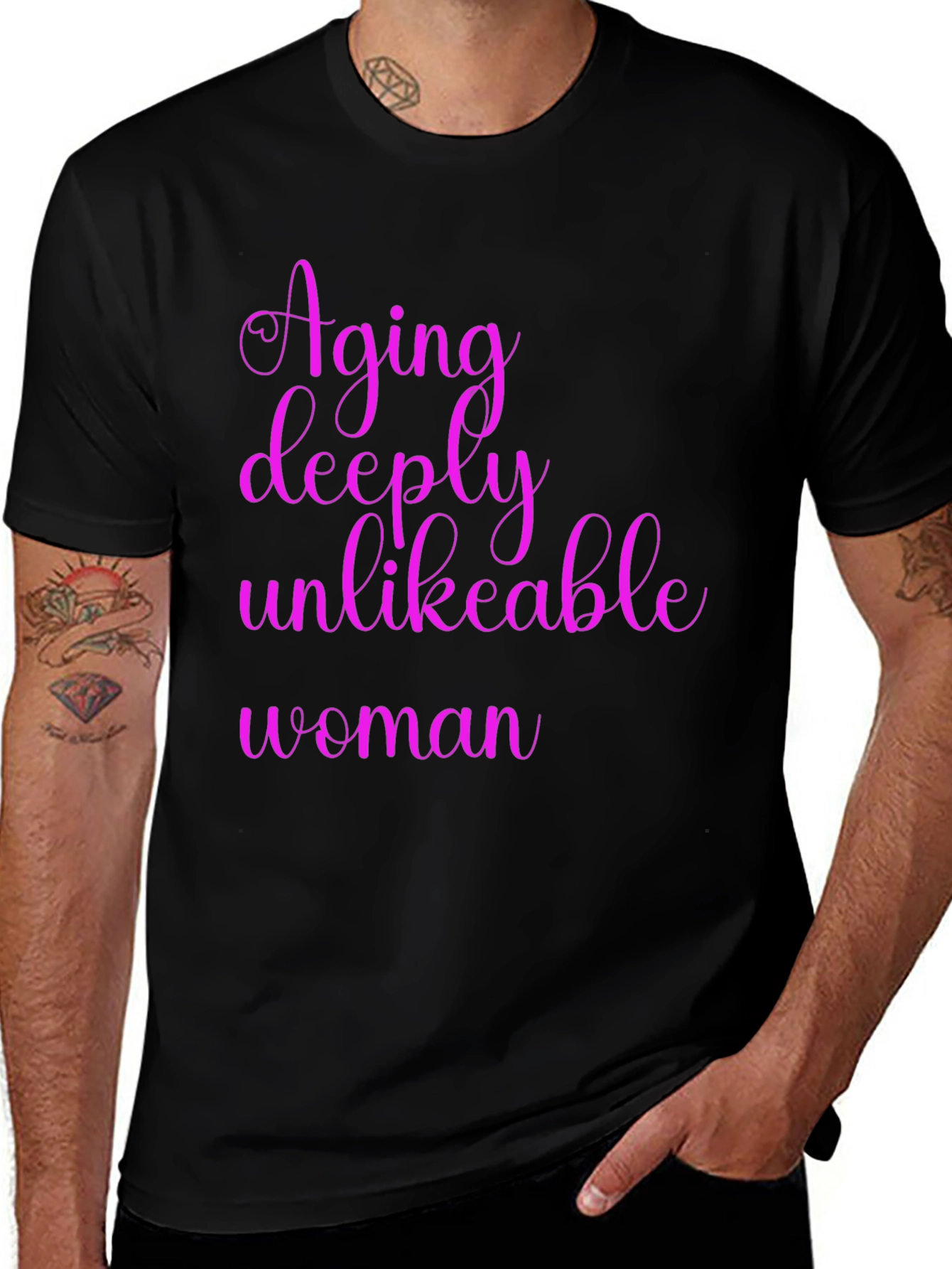Aging Deeply Unlikeable Woman Graphic Tee