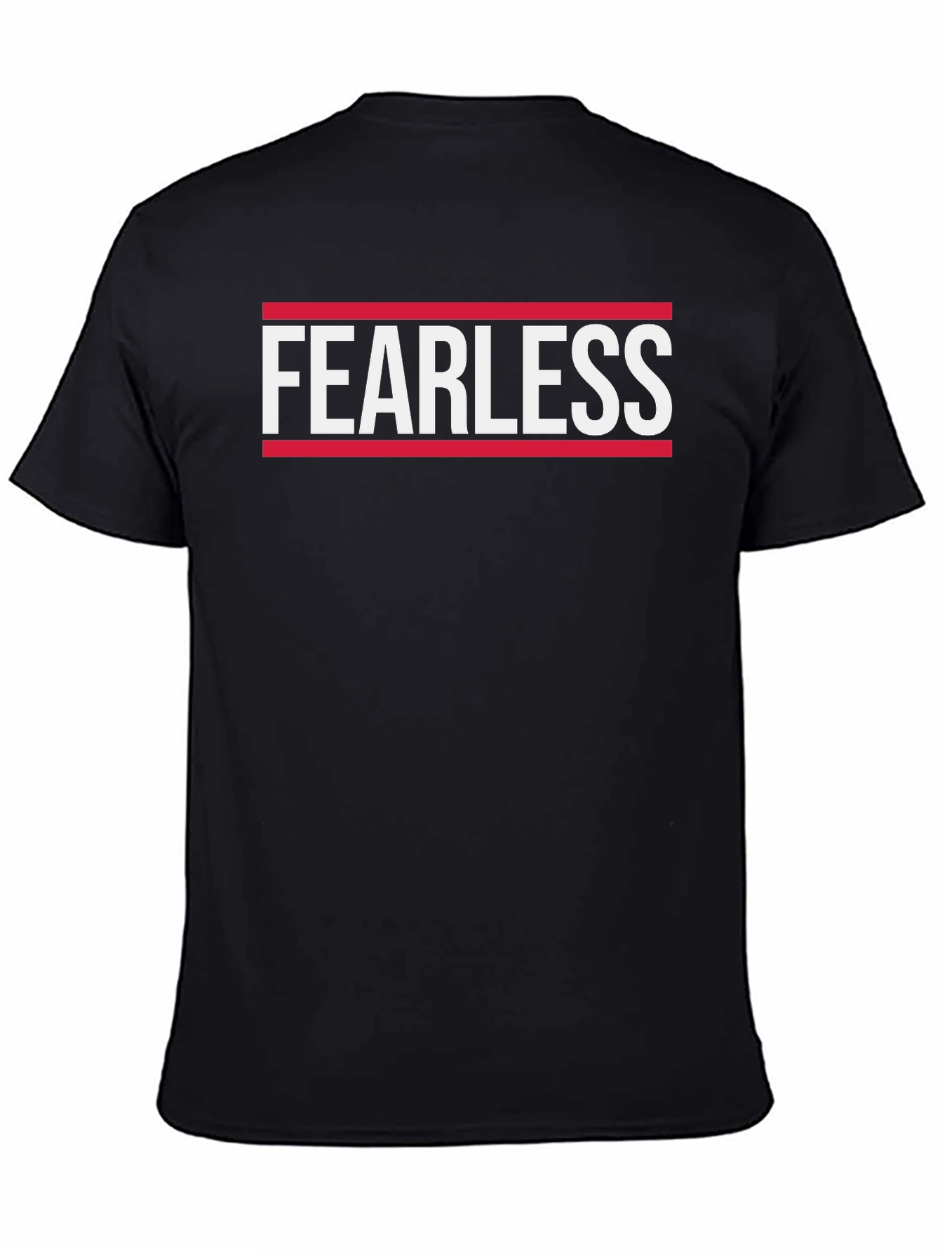 Fearless Graphic Print Crew Neck T-Shirt