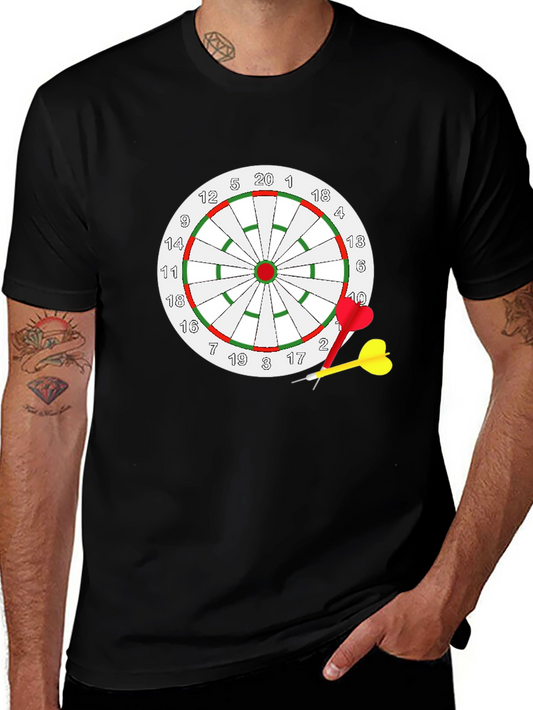 Dartboard Graphic T-Shirt - Novelty Tee