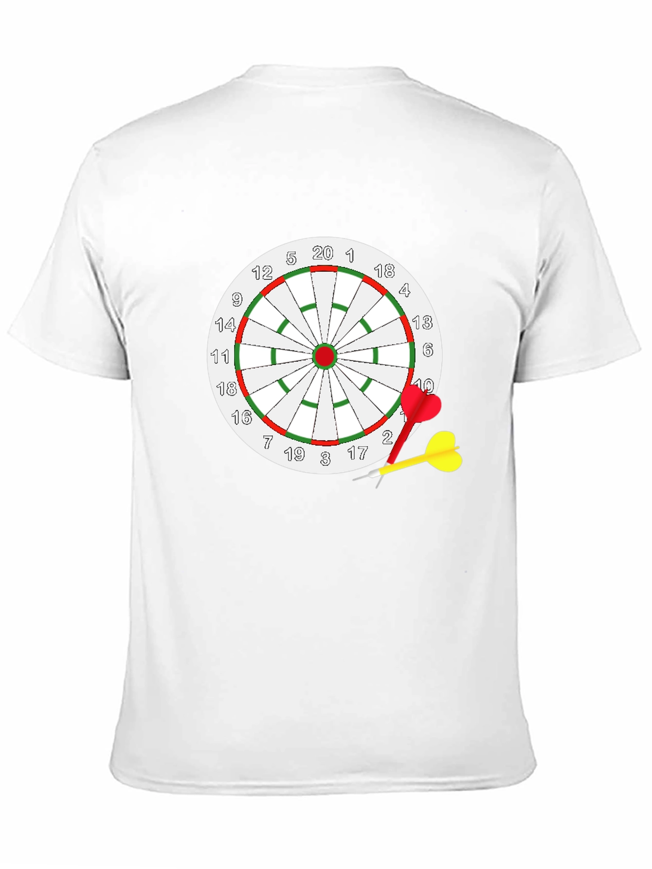 Dartboard Graphic T-Shirt - Novelty Tee