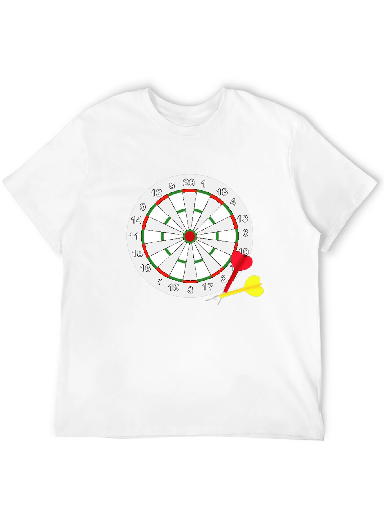 Dartboard Graphic T-Shirt - Novelty Tee