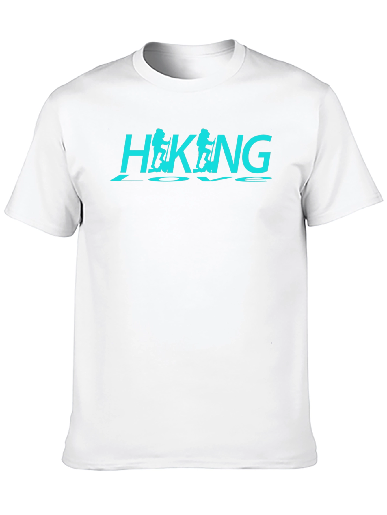 Hiking Love Black Graphic T-Shirt