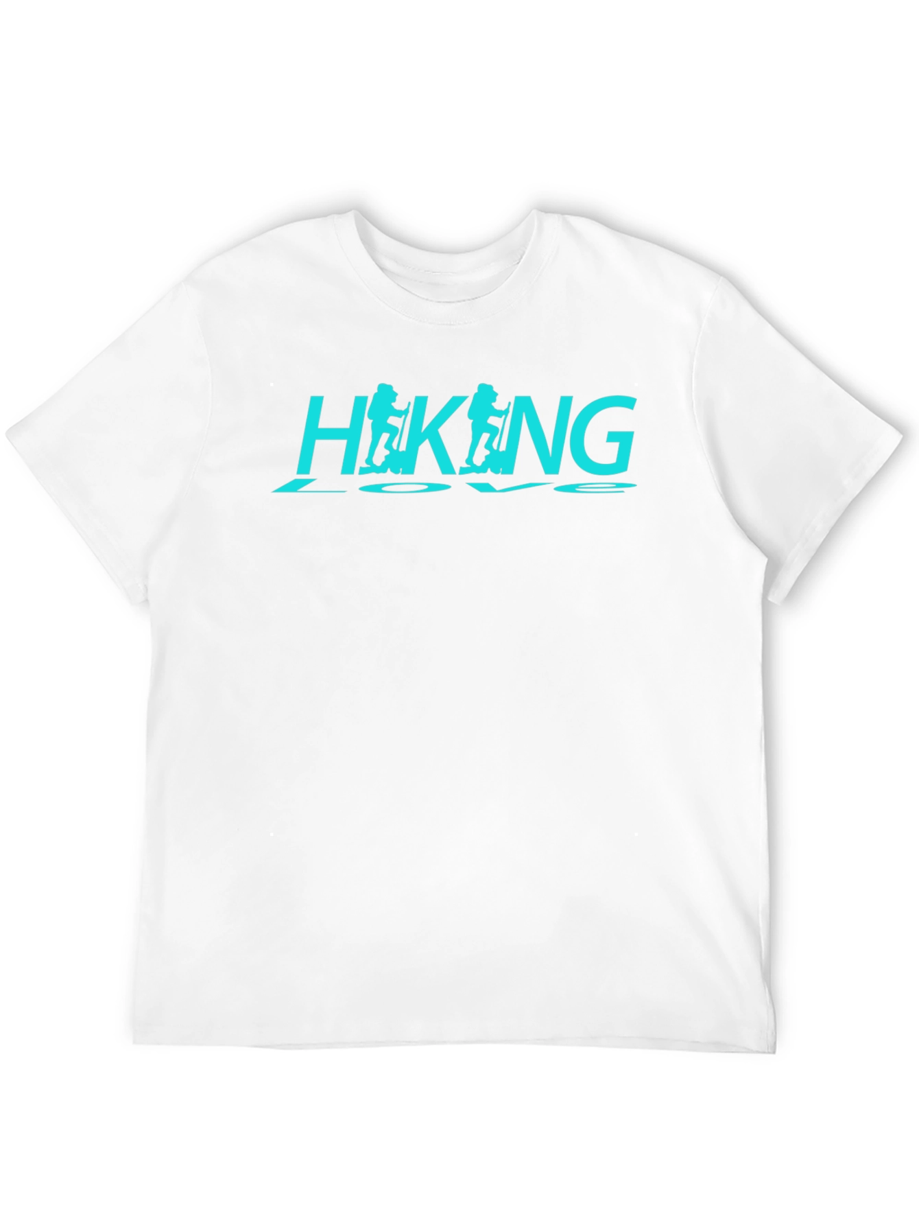 Hiking Love Black Graphic T-Shirt